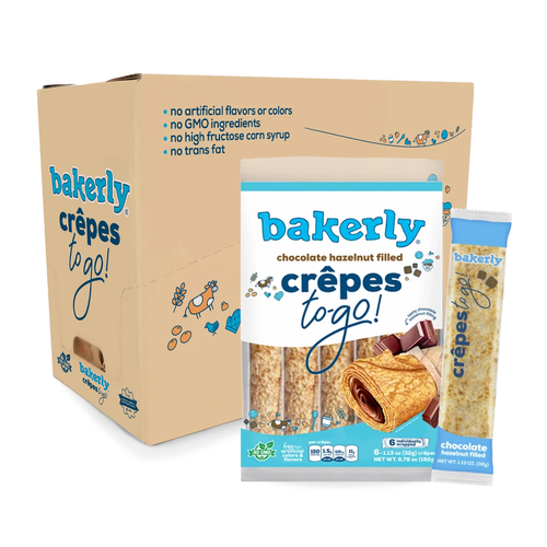 chocolate hazelnut crêpes to-go! - bakerly