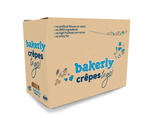 crunchy chocolate crêpes to-go! - bakerly