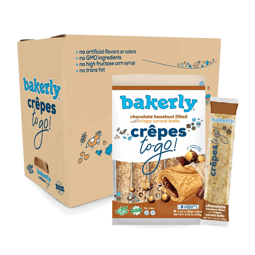 crunchy chocolate crêpes to-go! - bakerly