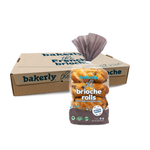 the brioche chocolate chip rolls - bakerly