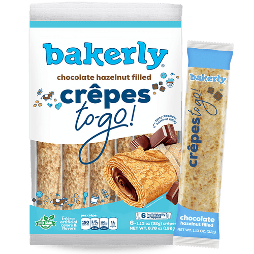 chocolate hazelnut crêpes to-go! - bakerly