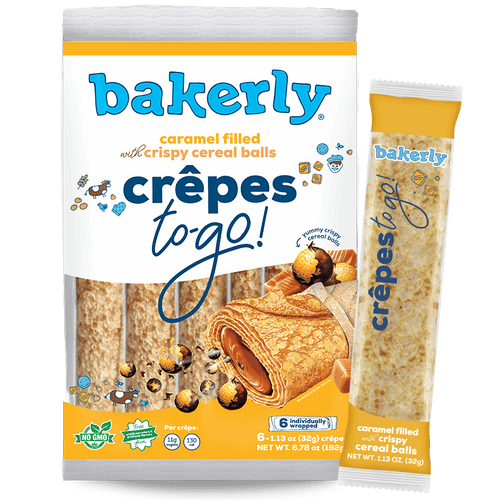 crunchy caramel crêpes to-go! - bakerly