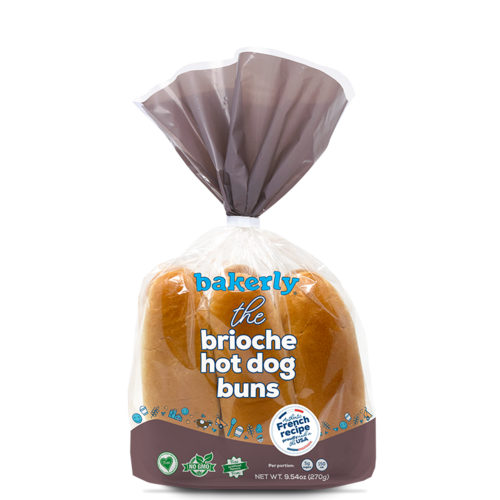 the brioche hot dog buns - bakerly